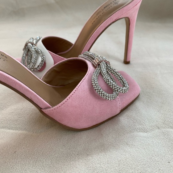 Crystal Double Bow Mules - Picture 5 of 15